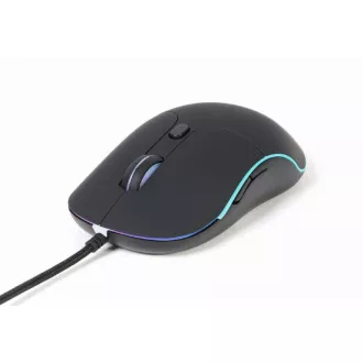 Gembird egér MUS-UL-02, háttérvilágítás, 2400DPI, USB, fekete, fekete Gembird egér MUS-UL-02, háttérvilágítás, 2400DPI, USB, fekete, fekete