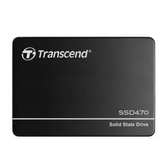 TRANSCEND SSD470K-I 1TB ipari (3K P/E) SSD 2,5" SATA3, 3D TLC, alumínium ház, 560MB/s R, 520 MB/W, fekete színben
