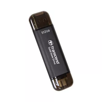 Transcend ESD310C 512GB, külső SSD, USB 10Gbps, C/A típus Transcend ESD310C 512GB, külső SSD, USB 10Gbps, C/A típus