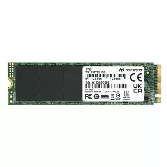 TRANSCEND TS1TMTE115S 1TB, M.2 2280,PCIe Gen3x4, NVMe, TLC, DRAM-mentes TRANSCEND TS1TMTE115S 1TB, M.2 2280,PCIe Gen3x4, NVMe, TLC, DRAM-mentes
