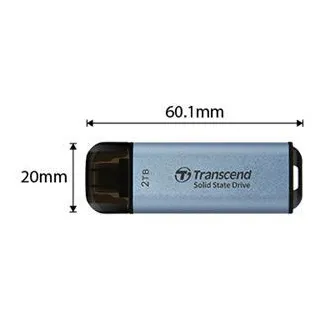 Transcend ESD300C 2TB, külső SSD, USB 10Gbps, C típus Transcend ESD300C 2TB, külső SSD, USB 10Gbps, C típus