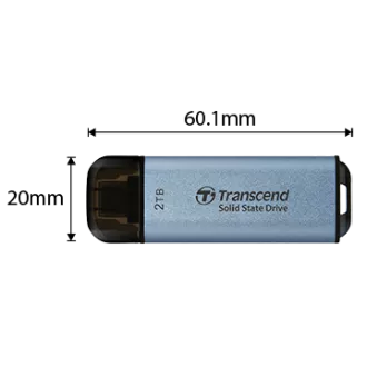 Transcend ESD300S 2TB, külső SSD, USB 10Gbps, C típus Transcend ESD300S 2TB, külső SSD, USB 10Gbps, C típus