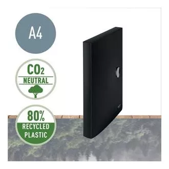 LEITZ Ökológiai irattartó doboz RECYCLE, PP, fekete