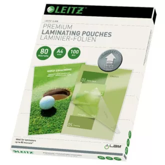 LEITZ lamináló zsebek A4-es, 80 mikronos (100 db)