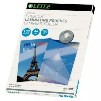 LEITZ lamináló zsebek A4-es, 100 mikronos (100 db)