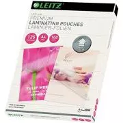 LEITZ lamináló zsebek A4-es méretben, routing technológiával, 125 mic, 100 db