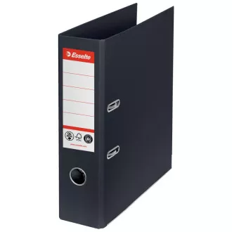 Esselte 1. számú Co2 semleges, 75 mm-es, fekete, kartonpapír mappa Esselte 1. számú Co2 semleges, 75 mm-es, fekete, kartonpapír mappa