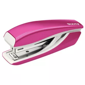 LEITZ Mini tűzőgép NeXXt 5528, rózsaszín metál, dobozban