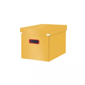 LEITZ Click&Store COSY négyzet alakú doboz, L méret (A4), meleg sárga színben