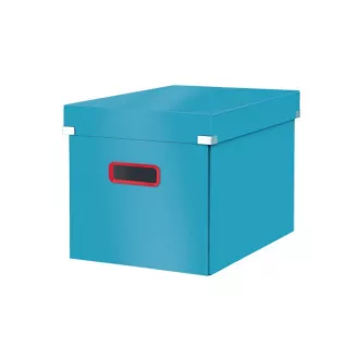 LEITZ Négyzet alakú doboz Click&Store COSY, L méret (A4), nyugodt kék színű