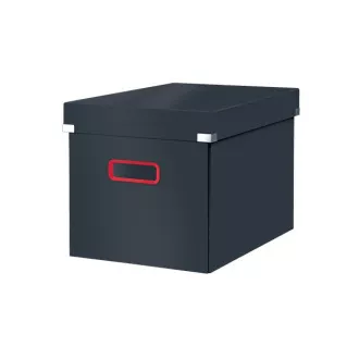 LEITZ Click&Store COSY négyzet alakú doboz, L méret (A4), bársonyszürke színű
