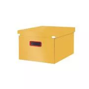 LEITZ Univerzális doboz Click&Store COSY, M méret (A4), meleg sárga színben