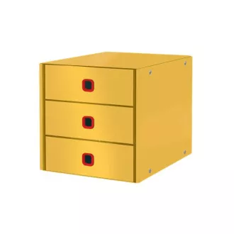 LEITZ fiókos doboz Click&Store COSY, 3 fiókos, meleg sárga színben LEITZ fiókos doboz Click&Store COSY, 3 fiókos, meleg sárga színben