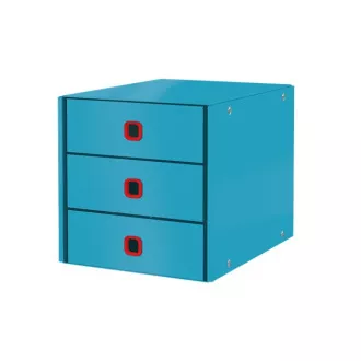 LEITZ fiókos doboz Click&Store COSY, 3 fiókos, nyugodt kék