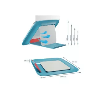 LEITZ állítható laptop állvány ERGO Cosy, nyugodt kék