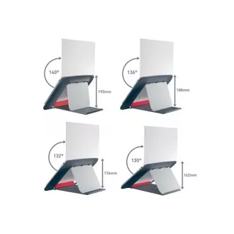 LEITZ állítható laptop állvány ERGO Cosy, bársonyszürke