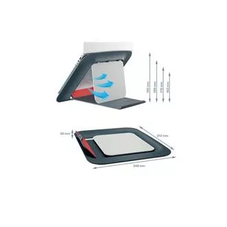 LEITZ állítható laptop állvány ERGO Cosy, bársonyszürke