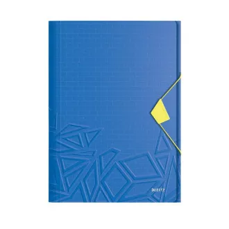 LEITZ UrbanChic PP három patentos mappa, A4, kék