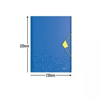 LEITZ UrbanChic PP három patentos mappa, A4, kék