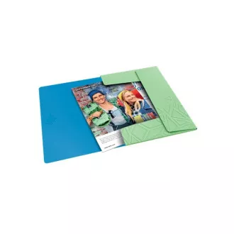 LEITZ UrbanChic PP három patentos mappa, A4, zöld