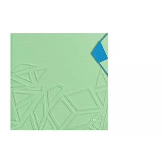 LEITZ UrbanChic PP három patentos mappa, A4, zöld