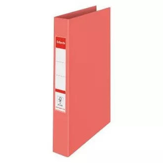 Esselte Műanyag gyűrűs iratgyűjtő Colour´Breeze 2RR/25mm, korall színben