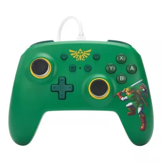 PowerA vezetékes kontroller Nintendo Switch-hez - Hyrule Defender PowerA vezetékes kontroller Nintendo Switch-hez - Hyrule Defender