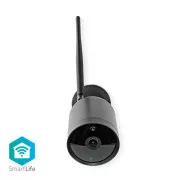 Nedis WIFICO40CBK - SmartLife kültéri kamera | Wi-Fi | Full HD 1080p | IP65 | Cloud / Micro SD | 12 V DC | Éjjellátó | Android