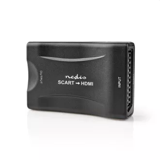 Nedis VCON3463BK - HDMI™ átalakító | SCART aljzat | HDMI™ kimenet | 1-utas | 1080p | 1,2 Gbps | ABS | Fekete | Fekete