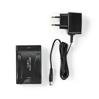 Nedis VCON3463BK - HDMI™ átalakító | SCART aljzat | HDMI™ kimenet | 1-utas | 1080p | 1,2 Gbps | ABS | Fekete | Fekete