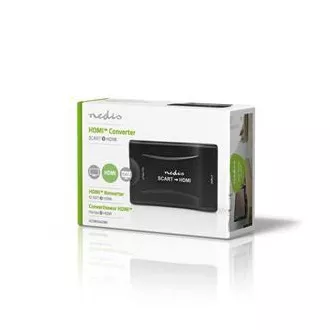 Nedis VCON3463BK - HDMI™ átalakító | SCART aljzat | HDMI™ kimenet | 1-utas | 1080p | 1,2 Gbps | ABS | Fekete | Fekete