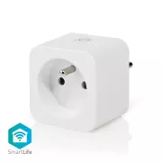 Nedis WIFIP121EWT - WiFi Smart Socket |Típus E (CEE 7/6)| -10 - 45 °C | Android™ / IOS | Fehér színű