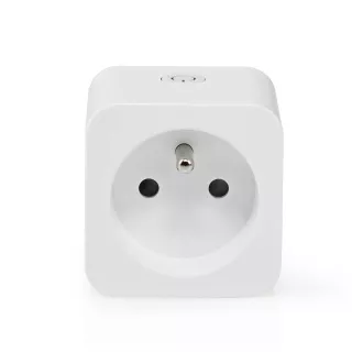 Nedis WIFIP121EWT - WiFi Smart Socket |Típus E (CEE 7/6)| -10 - 45 °C | Android™ / IOS | Fehér színű