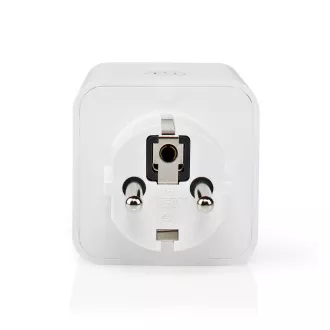 Nedis WIFIP121EWT - WiFi Smart Socket |Típus E (CEE 7/6)| -10 - 45 °C | Android™ / IOS | Fehér színű