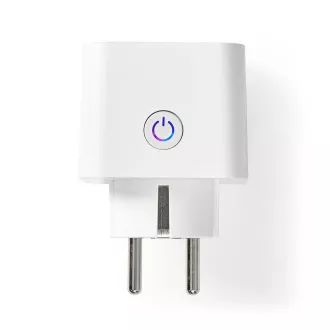 Nedis WIFIP121EWT - WiFi Smart Socket |Típus E (CEE 7/6)| -10 - 45 °C | Android™ / IOS | Fehér színű