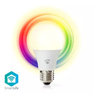 Nedis WIFILRC10E27 - SmartLife LED izzó | Wi-Fi | E27 | 806 lm | 9 W | RGB / Melegtől hideg fehérig | Android / IOS, F Nedis WIFILRC10E27 - SmartLife LED izzó | Wi-Fi | E27 | 806 lm | 9 W | RGB / Melegtől hideg fehérig | Android / IOS, F