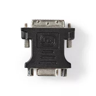 Nedis CCGB32902BK - Adapter DVI| DVI-I 24 5 dugó | VGA aljzat | Nikkelezett | Egyenes | PVC | Fekete | Fekete Nedis CCGB32902BK - Adapter DVI| DVI-I 24 5 dugó | VGA aljzat | Nikkelezett | Egyenes | PVC | Fekete | Fekete