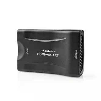 Nedis VCON3461BK - HDMI™ átalakító | HDMI™ bemenet | SCART aljzat | 1-utas | 1080p | 1,2 Gbps | ABS | Fekete | Fekete Nedis VCON3461BK - HDMI™ átalakító | HDMI™ bemenet | SCART aljzat | 1-utas | 1080p | 1,2 Gbps | ABS | Fekete | Fekete