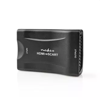 Nedis VCON3461BK - HDMI™ átalakító | HDMI™ bemenet | SCART aljzat | 1-utas | 1080p | 1,2 Gbps | ABS | Fekete | Fekete Nedis VCON3461BK - HDMI™ átalakító | HDMI™ bemenet | SCART aljzat | 1-utas | 1080p | 1,2 Gbps | ABS | Fekete | Fekete