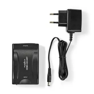 Nedis VCON3461BK - HDMI™ átalakító | HDMI™ bemenet | SCART aljzat | 1-utas | 1080p | 1,2 Gbps | ABS | Fekete | Fekete Nedis VCON3461BK - HDMI™ átalakító | HDMI™ bemenet | SCART aljzat | 1-utas | 1080p | 1,2 Gbps | ABS | Fekete | Fekete