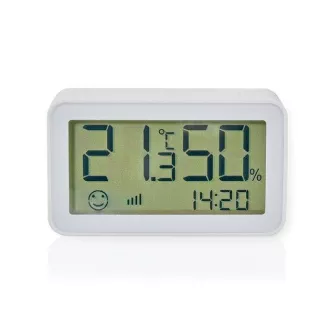 Nedis ZBSC30WT - Intelligens klímaérzékelő | Zigbee 3.0 | Akkumulátortöltés | Android™ / IOS | fehér