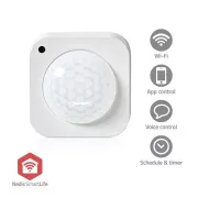 Nedis ZBSM20WT - SmartLife mozgásérzékelő| Zigbee 3.0 | Akkumulátor és USB tápellátás | Érzékelő hatótávolság: 7 m | Fehér színű