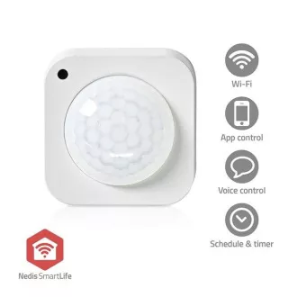 Nedis ZBSM20WT - SmartLife mozgásérzékelő| Zigbee 3.0 | Akkumulátor és USB tápellátás | Érzékelő hatótávolság: 7 m | Fehér színű