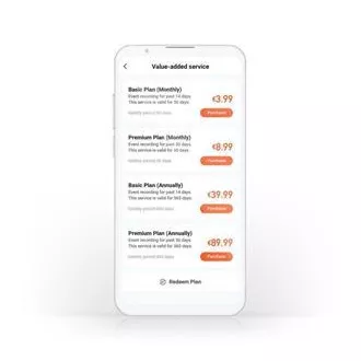 Nedis WIFICDP40CWT - Wi-Fi Smart Home videotelefon | Felhő/ microSD / Onvif | IP65 | Mozgásérzékelő | fehér