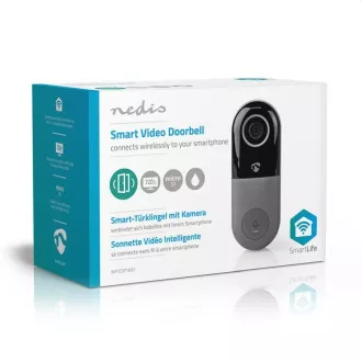 Nedis WIFICDP40CWT - Wi-Fi Smart Home videotelefon | Felhő/ microSD / Onvif | IP65 | Mozgásérzékelő | fehér