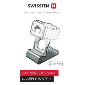 SWISSTEN alumínium állvány az iWATCH-hoz, ezüst színű