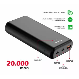 SWISSTEN POWER LINE POWER BANK 20000 mAh SWISSTEN POWER LINE POWER BANK 20000 mAh