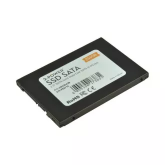 2-Power SSD 256GB 2.5" SATA III 6Gbps (Olvasás 500MB/s, írás500MB/s) 3 ÉV GARANCIA