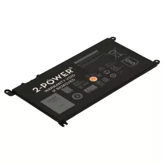 2-Power csereakkumulátor a Dell 451-BBVN ( WDX0R WDXOR ) akkumulátorhoz 3 cellás 11.4V 3500mAh 3 cellás akkumulátor