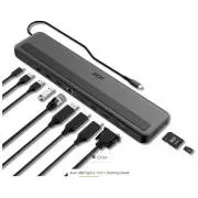 Acer 13in1 Type C Minidock: 3x USB3.0 (5Gbps adatátvitel), 1x USB-C (5Gbps adatátvitel), 1x USB-C Power Delivery (akár 100W)